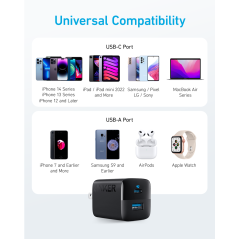 Anker 33W Power Supply Adapter - Fast, Reliable, and Efficient Charging Solution for Your Devices